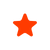 Red star shape on a white background
